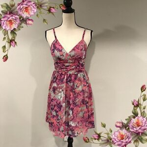 Cute mini sun dress with straps